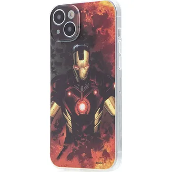 Pouzdro na mobilní telefon Kryt MARVEL pro Apple iPhone 15 Plus - Iron Man - gumový