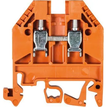 Rozvaděč WIELAND Svorka WK 4/U řadová oranžová 57.504.0055.9