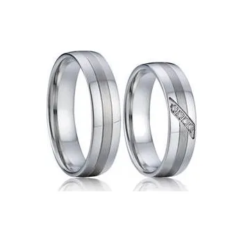 Prsten AN1041-Zr AN1041 Stříbrné snubní prsteny, stříbro AG925/1000 - pár