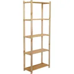 Dřevěný regál RA-5-65 170x65x28 5 políc - borovice