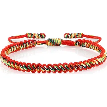 Náramek Tibetský náramek pro štěstí - červený - MN1924