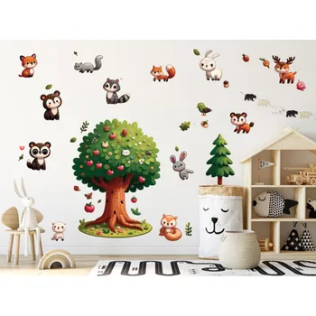 Samolepící dekorace Stromeček pro nejmenší samolepky na zeď arch 45 x 41 cm