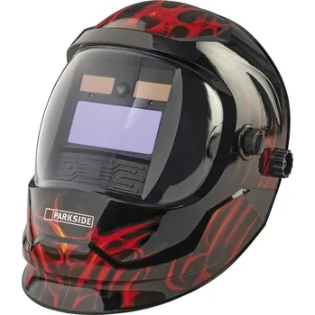 Svářečská kukla Parkside 0000002389 černá/plameny