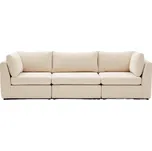 Hanah Home Třímístná pohovka MOTTONA krémová 270 cm