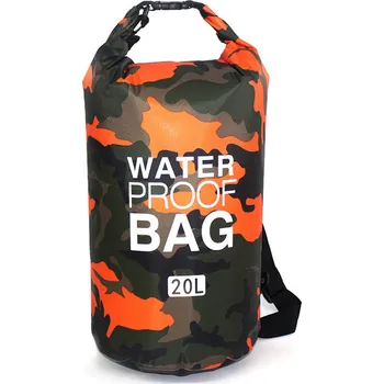 Pouzdro na mobilní telefon Vodotěsný vak DRY 20L oranžový