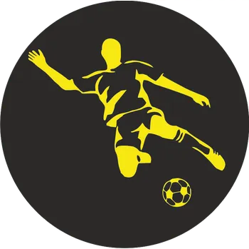 ON-DESIGN Potisk FOTBALISTA Barva: fluorescenční žlutá, Velikost motivu: A4