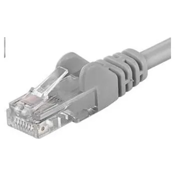 Síťový kabel PREMIUMCORD Patch kabel UTP RJ45-RJ45 CAT5e 5m šedá