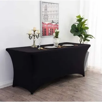 Napínací potah Elastický potah na stůl Barva: Černá, Velikost: 122x65x75 cm
