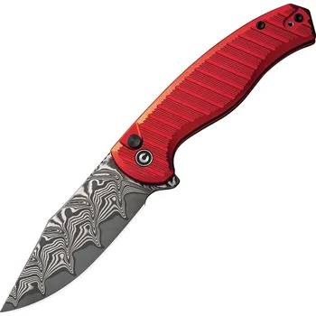 kapesní nůž Civivi Stormhowl Damascus Red Aluminum