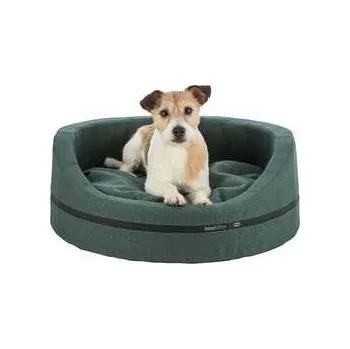 Pelíšek pro psa CityStyle HOME Edition oválné lůžko s okrajem, tmavozelená 65 x 55 cm,rychlé dodání