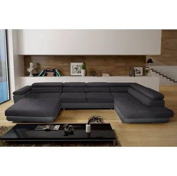 Sedací souprava Rohová sedačka LAING U mini+L, pravá, tmavě šedá/světle šedá + vyzvednutí ZDARMA