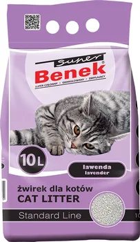 Podestýlka pro kočku Super Benek Standard Line levandule