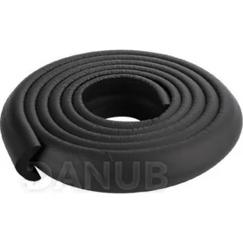 Pěnová lepící páska - černá - 200 cm