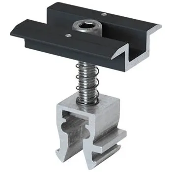 Střední nastavitelný úchyt černý 32-42mm - sada 6ks