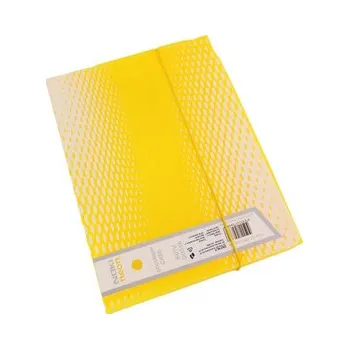 Archivační box Noki, Box na dokumenty Neon, PP, A4+, žlutá