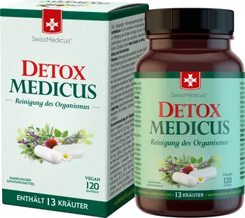 Přírodní produkt SwissMedicus Detox Medicus 120 cps.