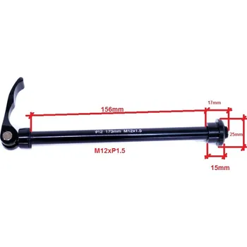 Náboj kola E-Thru osa 12/148mm pro zadní pevné náboje
