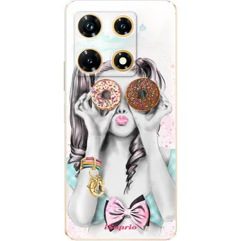 Pouzdro na mobilní telefon Odolné silikonové pouzdro iSaprio - Donuts 10 - Infinix Note 30 PRO