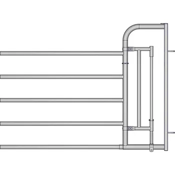 Výsuvný díl 5-trubkový JOURDAIN EX5 DUO Vertikal - s obslužnou brankou