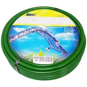 Zahradní hadice Zahradní hadice černo-zelená Tubi Italia LIGHT 1/2" - 25m, 12bar, 90g/m, PES vlákno (02-01-1225)