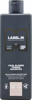 Šampon Label.M Cool Blonde Toning Shampoo tónovací šampon pro světlé a šedé vlasy