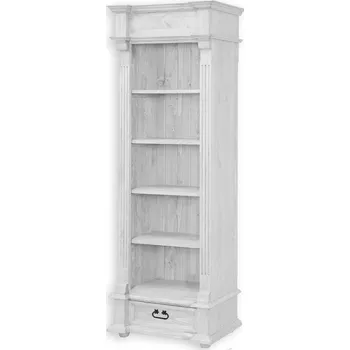 Komoda ARTEN (NANO Systems s.r.o.) Rustikální knihovna POPRAD REG04 - borovice (bílý vosk)