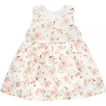 Kojenecké šaty ŠATY PINOKIO S KYTIČKAMI, SUMMER GARDEN Velikost: 92