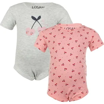 Kojenecký body BODY LOSAN KOJENECKÉ 2 KS, S TŘEŠNIČKAMI Velikost: 74