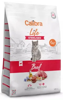 Krmivo pro kočku Calibra Life Cat Adult Sterilised Beef