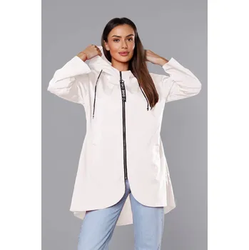 Dámská cargo bunda Přehoz s kapucí SWEST, odstíny bílé XS (34) i392_21423-2