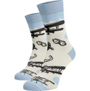 Pánské ponožky Veselé ponožky letadlo 45-46
