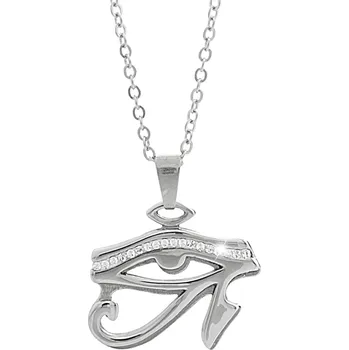 Módní doplněk JSB bijoux s.r.o. Ocelový náhrdelník egyptské oko osázené krystaly Swarovski Crystal