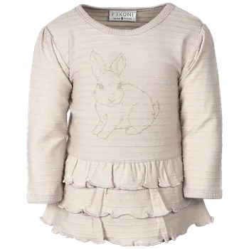 BODY FIXONI KOJENECKÉ, SE ZAJÍČKEM, S VOLÁNKY, BAVLNA Velikost: 68