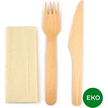 Příbor Příborová sada dřevěná, 1ks