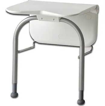 Koupelnové sedátko Sklopná sedačka do sprchy Etac Relax s podpůrnými nohami