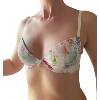 Podprsenka Dámská push-up podprsenka Emporio Armani 165394 3R212 šampáňo 80C