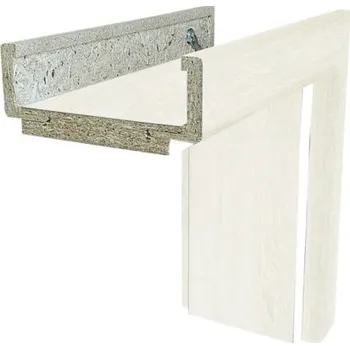Zárubeň Obložková zárubeň Solodoor 90 P šířka 120 mm Andorra bílá