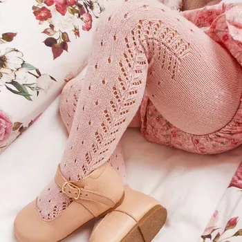 DĚTSKÉ PUNČOCHÁČE CONDOR S BOČNÍM HÁČKOVÁNÍM, PINK Velikost: 2 | výška 82-89 cm