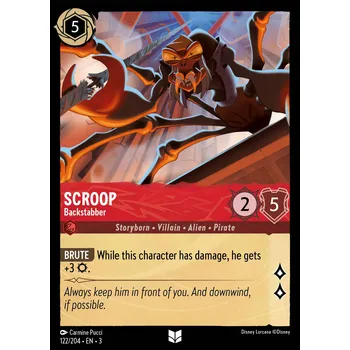 Sběratelská karetní hra Scroop 122/204 - Into the Inklands Typ karty: Standard