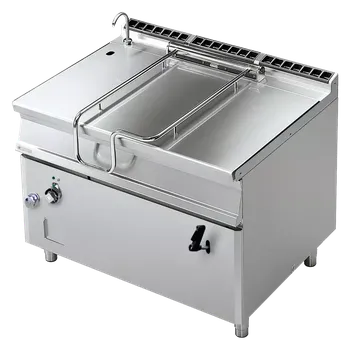 Pečicí pánev Pánev sklopná manuální elektrická 120 l nerezové dno | RM - BR120-912ET/N