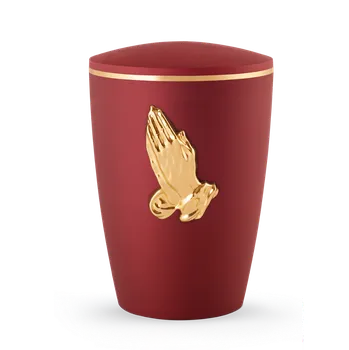 Smuteční dekorace Ekologická urna Venezia - Modlitba/Rubín