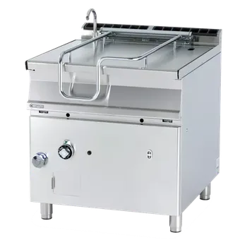 Pečicí pánev Pánev sklopná automatická plynová 80 l nerezové dno | RM - BRM80-98G/N