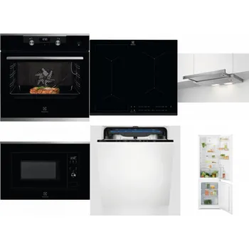 Set domácích spotřebičů ELECTROLUX KODEC75X2 + ELECTROLUX EIV634 + ELECTROLUX LFP326S + ELECTROLUX LMS2203EMX + ELECTROLUX EES48200L + ELECTROLUX LND5FE18S