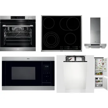 Set domácích spotřebičů AEG BSK792380M + AEG Mastery DirectTouch HK654070XB + AEG Mastery DBB5660HM + AEG Mastery MSB2547D-M + AEG Mastery GlassCare FSE73407P + AEG TSC6M181ES