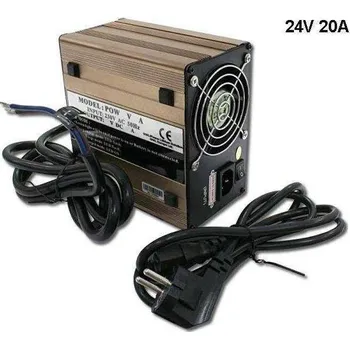 Nabíječka baterií Nabíječka 24V 20A LiFePO4 8S 29,2V