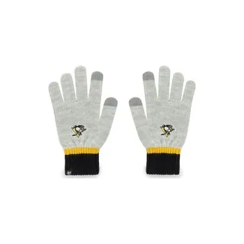 Rukavice Rukavice NHL Brand 47 Pittsburgh Penguins Deep Zone Glove, Barva Šedá