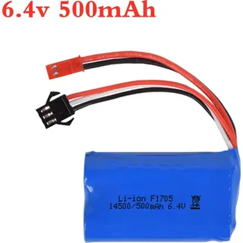 Akumulátor 6.4V 1000mah/800mah/750mah/500mah LiFepo4 baterie pro wltoys RC auto L959