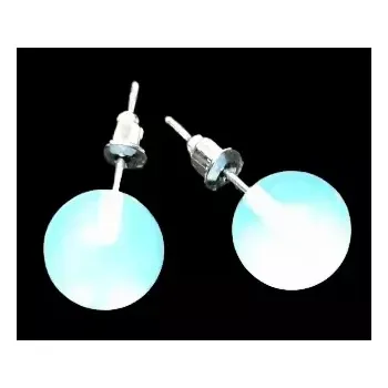 Náušnice Opalitové naušnice 8 mm chir. ocel