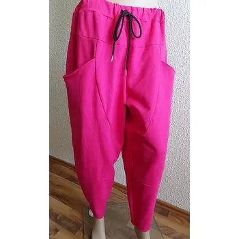 Dámské džíny Dámské volné harémky MY PEPPER starorůžové