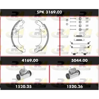 Brzdová čelist SUPERKIT - kompl.sada čelistí ROADHOUSE, SPK 3169.00